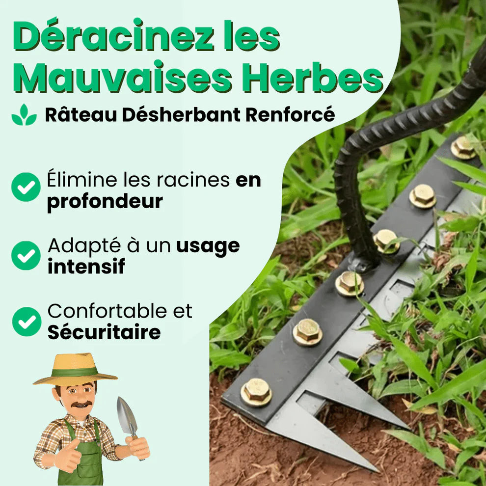 Râteau Titan™ | Passion Verte- Désherbage rapide et précis