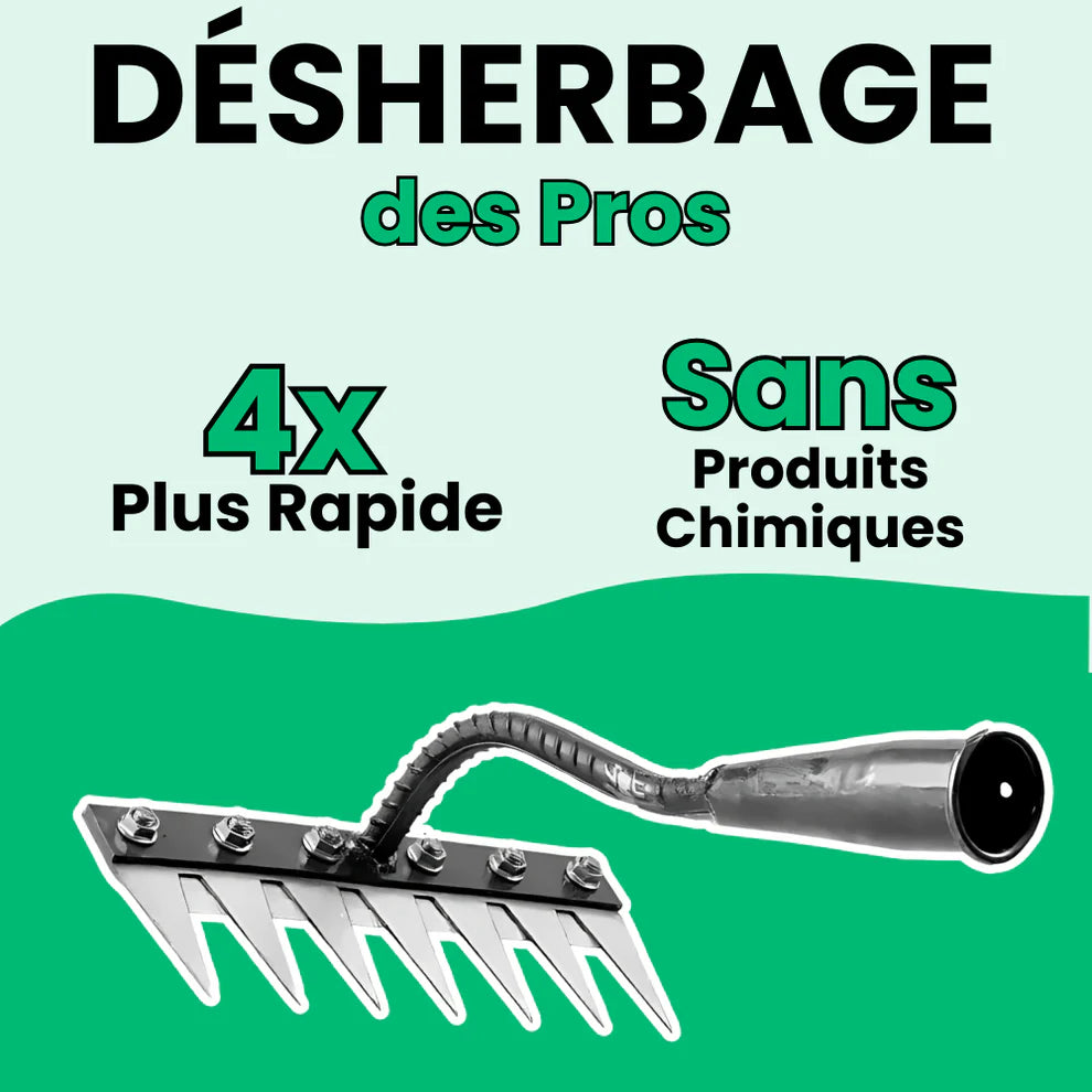 Râteau Titan™ | Passion Verte- Désherbage rapide et précis