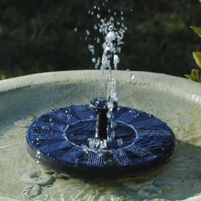 Fontaine pour Oiseaux avec Panneau Solaire